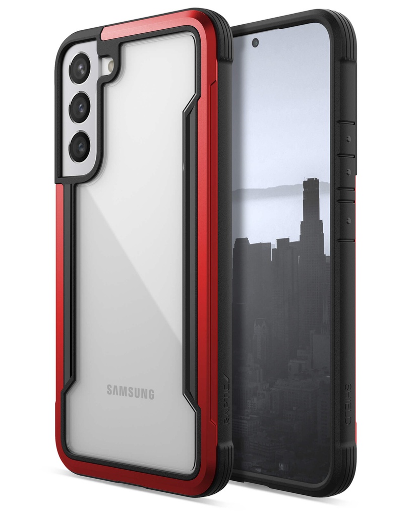[FW7-17] X-doria Raptic Shield /w AntiMicrobial | Samsung Galaxy S24/Samsung S25 - Red