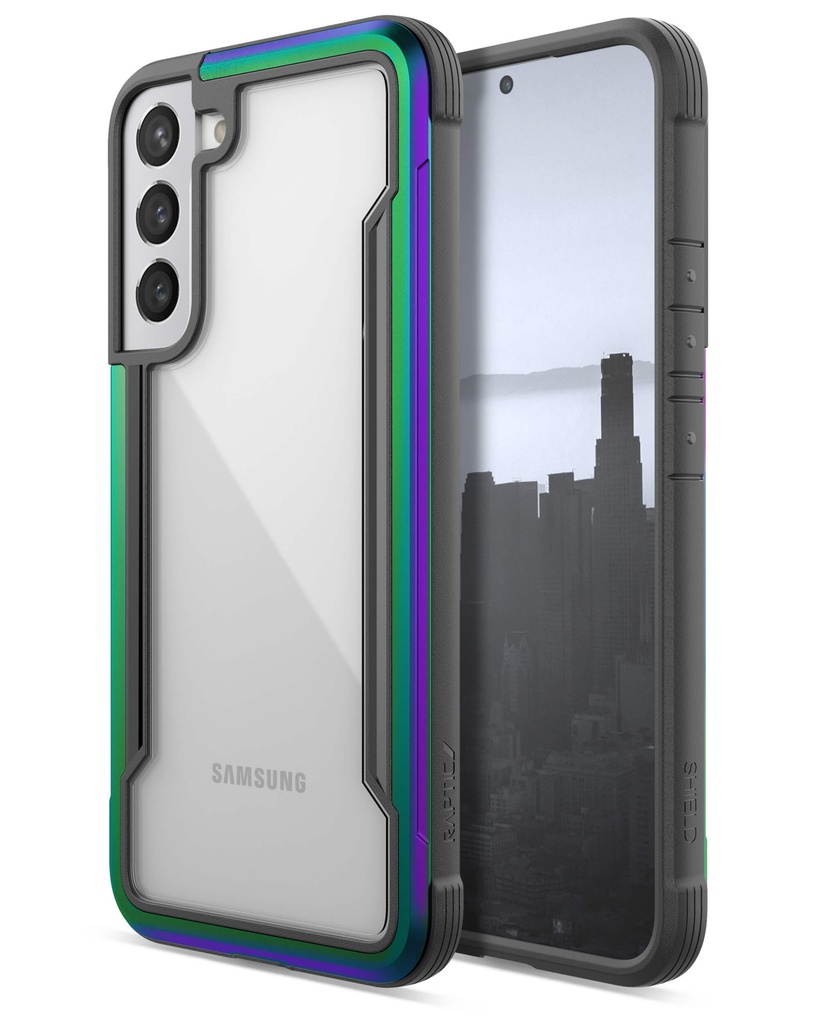 [FW7-18] X-doria Raptic Shield /w AntiMicrobial | Samsung Galaxy S24/Samsung S25 - Iridescent