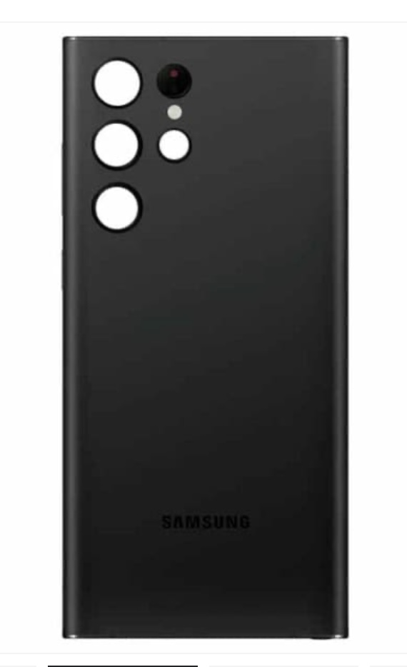 [SP-107] Samsung S22 Ultra 5G | Original Battery Door with Adhesive - Phantom Black
