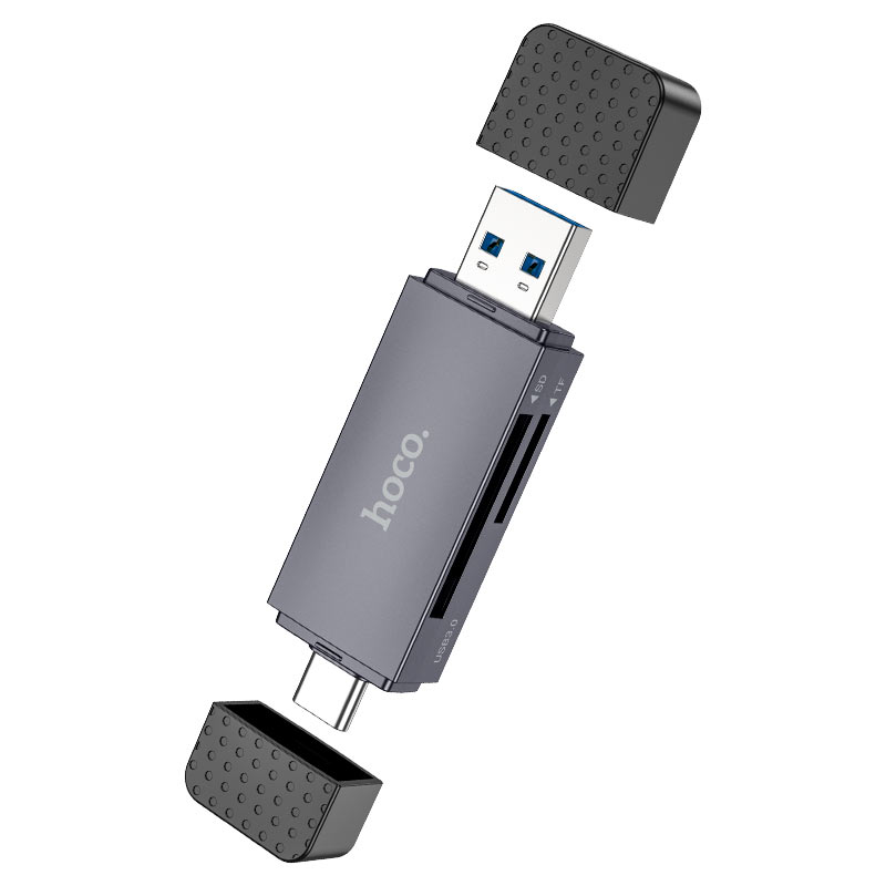 Hoco HB45 | Spirit 2-in-1 USB/Type-C 3.0 card reader [Blue Box]