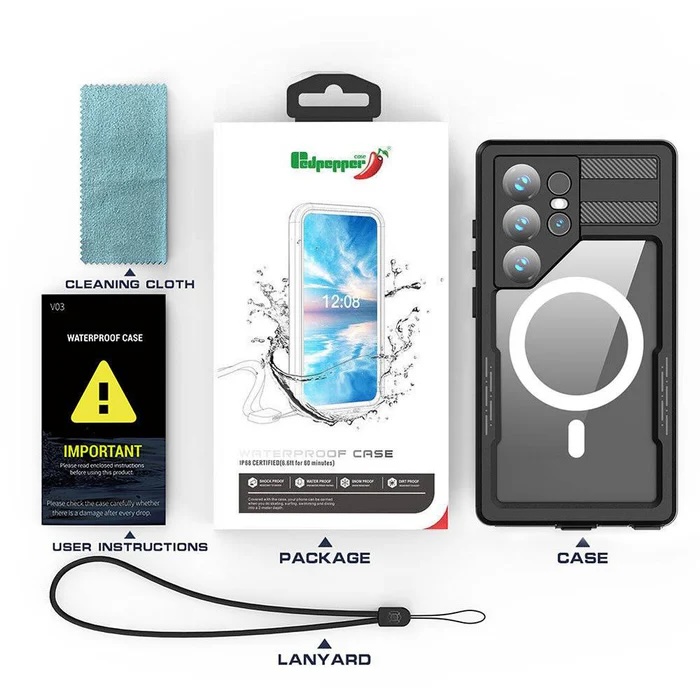 Redpepper IP68 Waterproof Shockproof Case | Samsung S24 Ultra