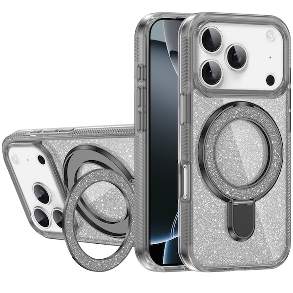 Nico Sparkle Ring Stand | iPhone 17 Pro - Wireless Charging Compatible