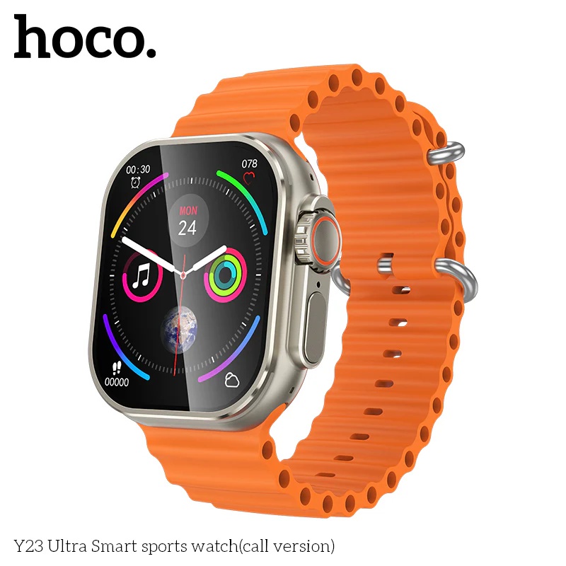 Hoco Y23 Ultra Smart sports watch(call version) - Gold