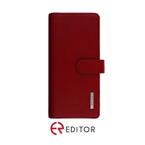 [LW1-01] Korean Simple D Double Folio | Samsung A11 - Red