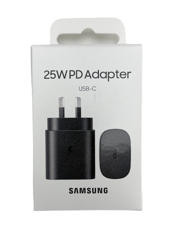 NEW SAMSUNG PD 3.0 25W FAST TYPE-C TRAVEL ADAPTOR -  BLACK (No Cable)