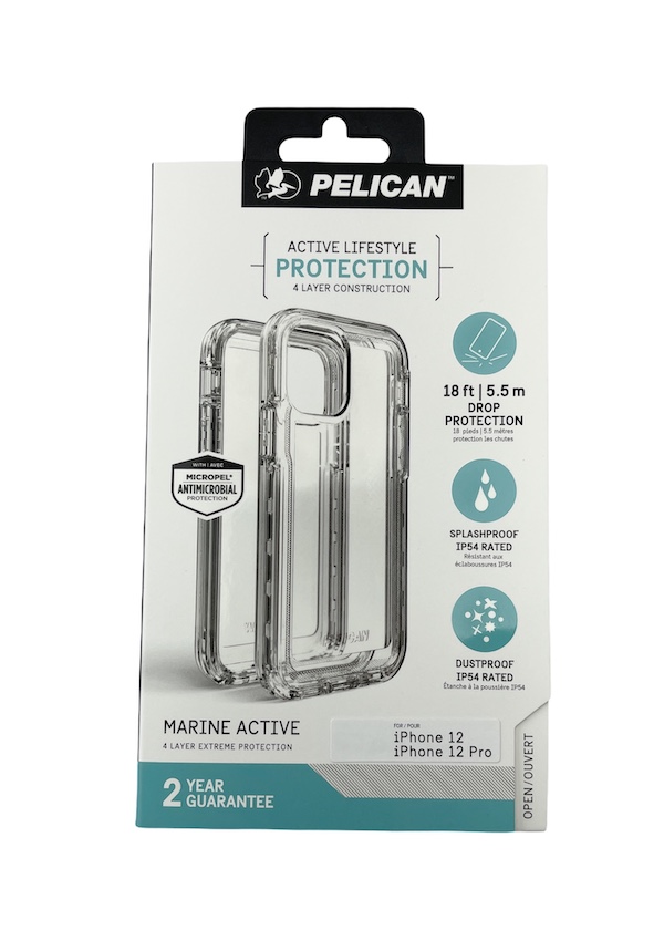 [UR4-1] Pelican Marine Active 5.5m Drop Protection | iPhone 12 Pro Max (6.7) - Clear