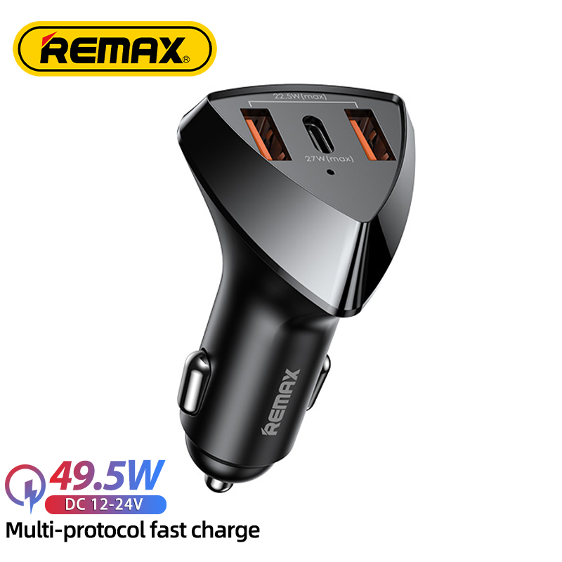 REMAX RCC323 | Alien III Series 49.5W 2USB+Type-C Car Charger