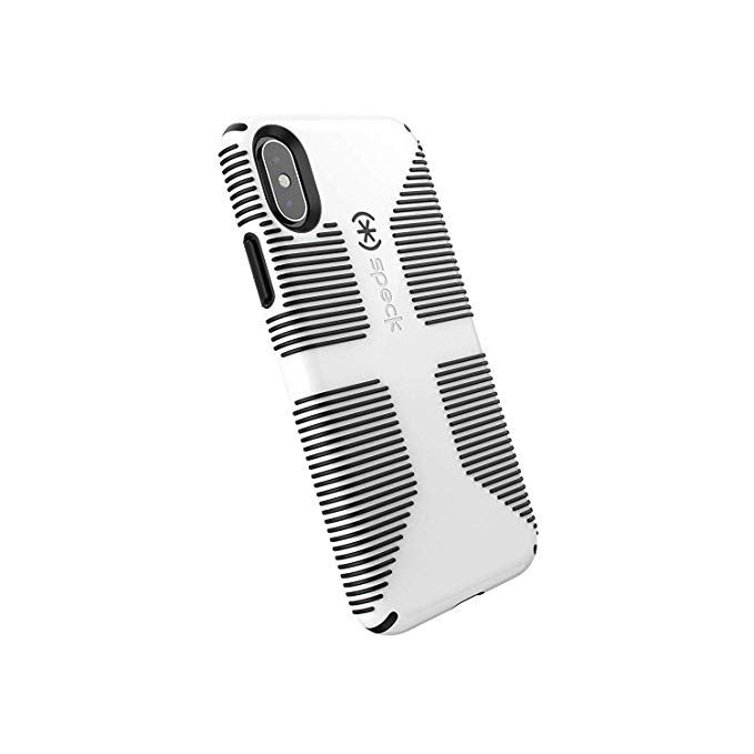 [BWF5-9] Speck Candy Shell Grip | iPhone X/Xs - White/Black