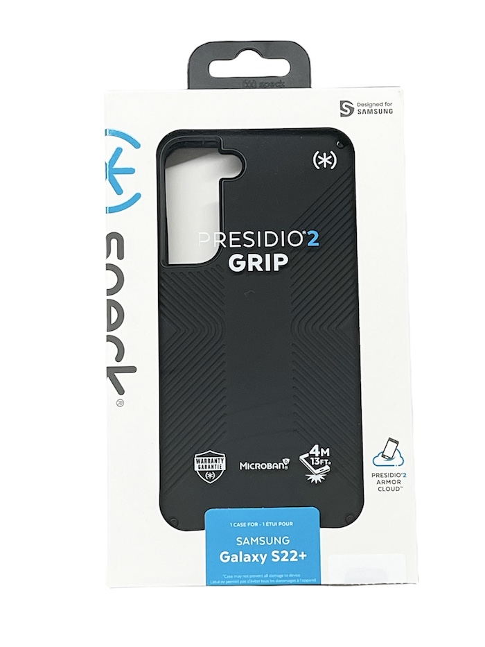 [SR4-3] Speck Presidio2 Grip | Samsung S22 Plus (6.6) - Black