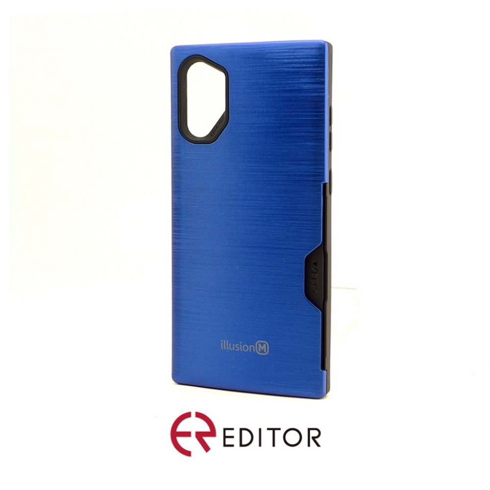 [IF2-1] Editor Illusion w/ Card Slot | Samsung A31 - Navy