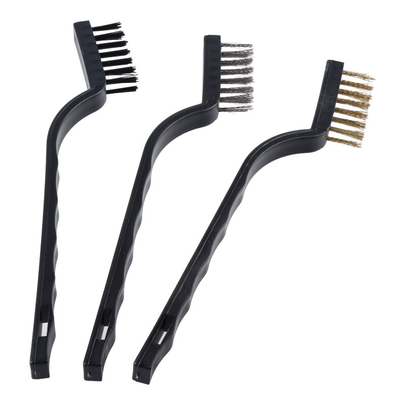 [TOL2-1] Sunshine 3 in 1 Steel Anti-Static Brush Mobile Phone Motherboard Clening Repair Tool