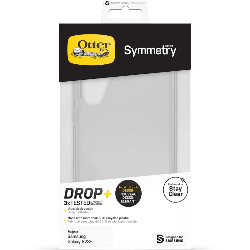 OtterBox Symmetry | Samsung Galaxy S23 Plus  - Clear