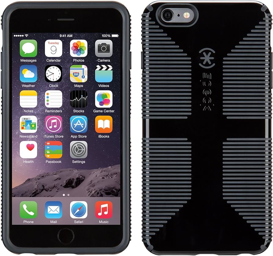 [BW-251] Speck CandyShell Grip | iPhone 6 Plus/6S Plus – Black/State Grey