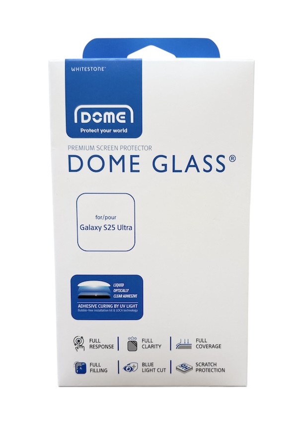 Korean Whitestone UV Dome Glass | Samsung S25 Ultra – Ultrasonic FingerPrint [1PACK GLASS]