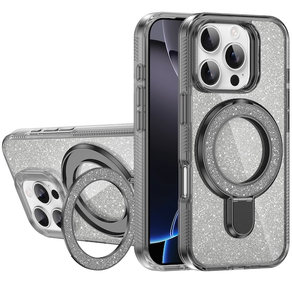 Nico Sparkle Ring Stand | iPhone 15/14/13 - Wireless Charging Compatible