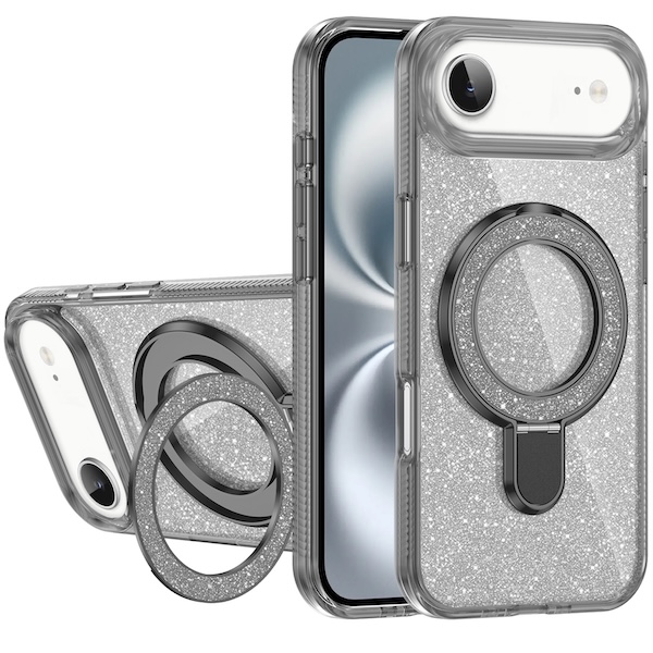 Nico Sparkle Ring Stand | iPhone 17 Air - Wireless Charging Compatible