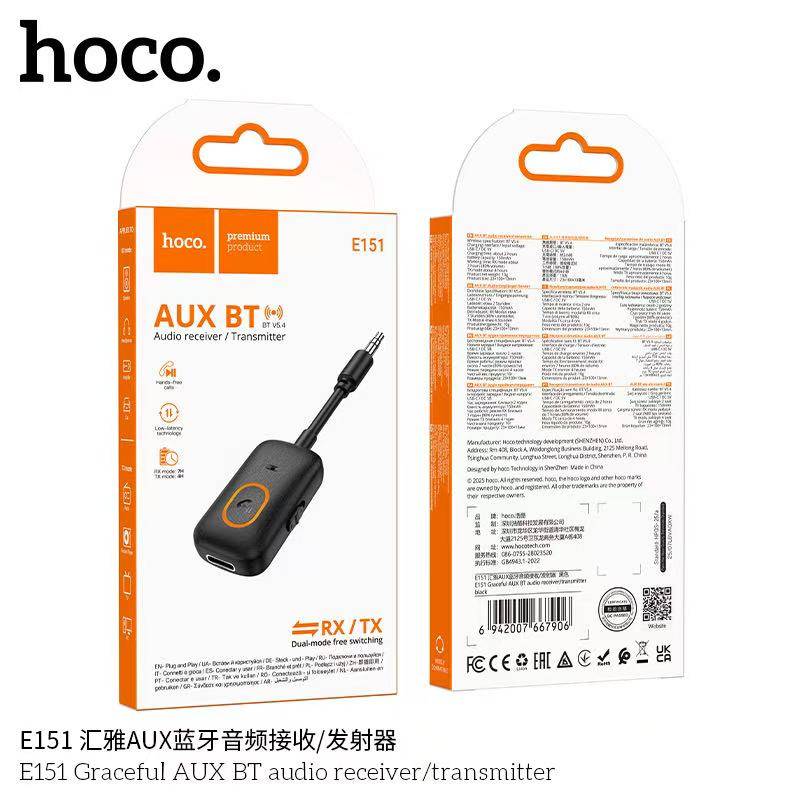 Hoco E151 Graceful AUX BT audio receiver/transmitter