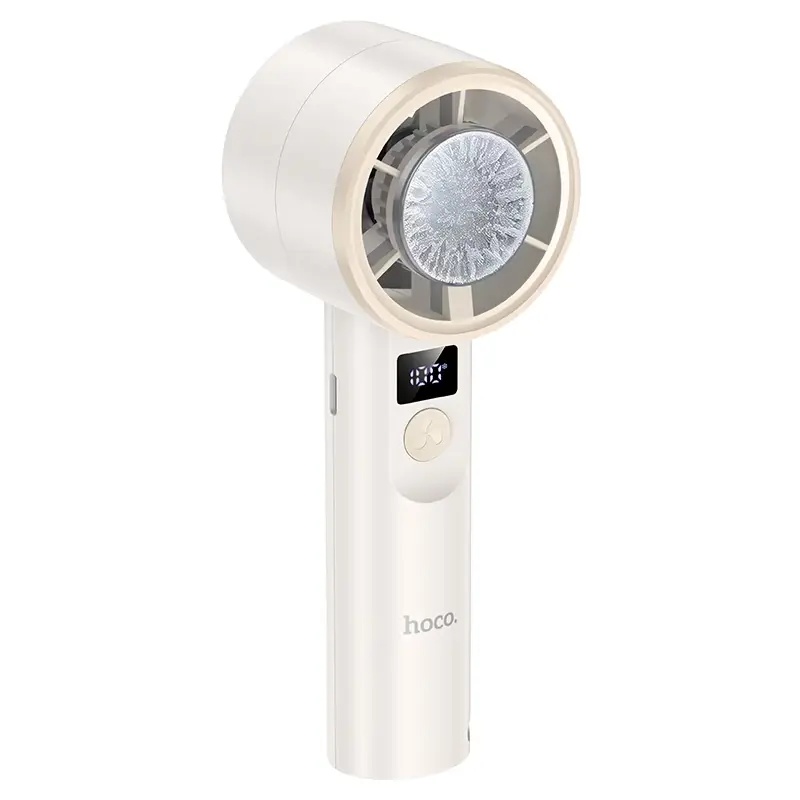 Hoco HX612 Ice pack series handheld fan - White