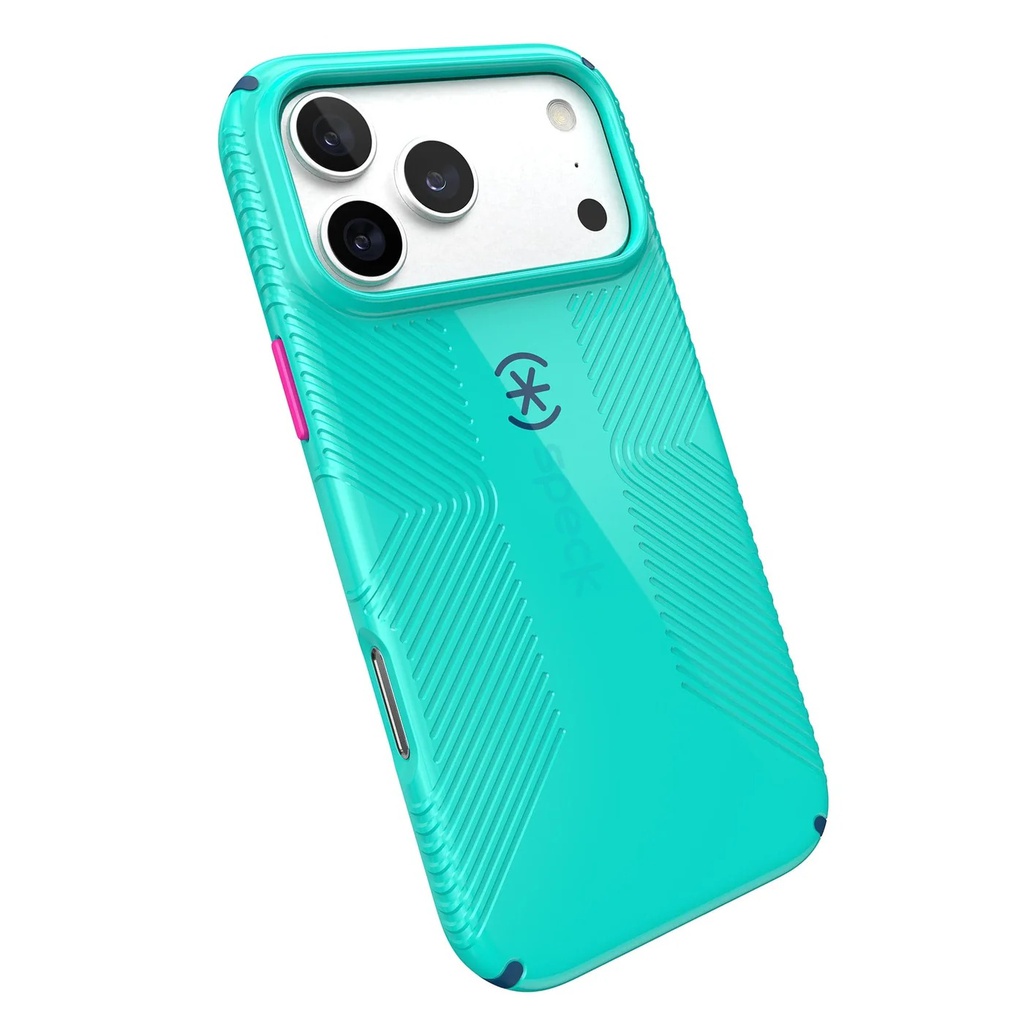 Speck CandyShell Icon MagSafe | iPhone 18 Pro Max/iPhone 17 Pro Max - Aqua Blue Raspberry