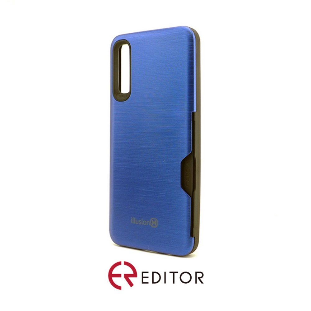 [BWF3-04] Editor Illusion w/ Card Slot | iPhone XR – Blue