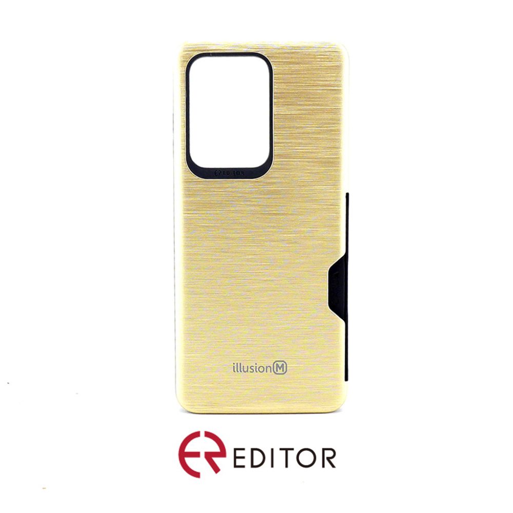 [BWF10-3] Editor Illusion w/ Card Slot | Samsung Note 20 – Gold