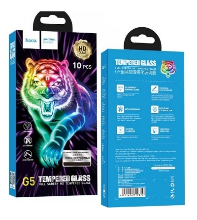 Hoco Tiger G5 [Box of 10pcs $1/unit] 3D Full Glass | iPhone 13 mini (5.4)