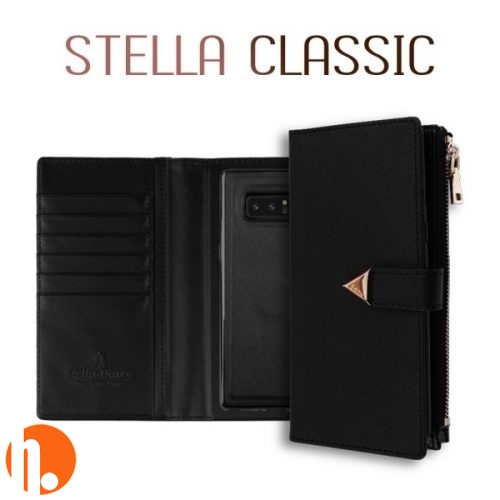 Korean Stella Detachable Diary | iPhone 11 Pro (5.8) - Black